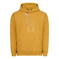 Pigment Peanut Butter santa giraffe christmas color led Urban Hoodie - linhVisuals
