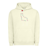Pigment Pistachio santa giraffe christmas color led Urban Hoodie - linhVisuals