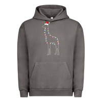 Pigment Tornado santa giraffe christmas color led Urban Hoodie - linhVisuals
