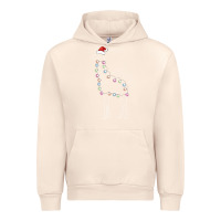 Sandshell santa giraffe christmas color led Urban Hoodie - linhVisuals