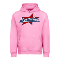 Fuchsia Pink northside high school Urban Hoodie - linhVisuals