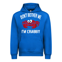 Cobalt don't bother me i'm crabby Urban Hoodie - linhVisuals