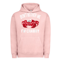 Pigment Salmon don't bother me i'm crabby Urban Hoodie - linhVisuals