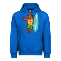 Cobalt surfing premium Urban Hoodie - linhVisuals