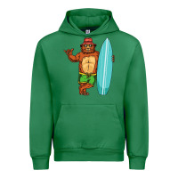 Emerald surfing premium Urban Hoodie - linhVisuals