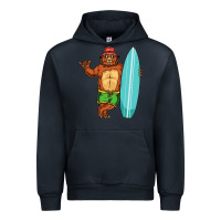 Navy surfing premium Urban Hoodie - linhVisuals