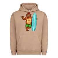 Pigment Burro surfing premium Urban Hoodie - linhVisuals