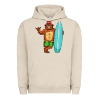 Pigment French Oak surfing premium Urban Hoodie - linhVisuals