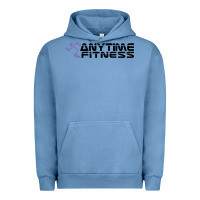Pigment Pebble Blue anytime fitness leg day Urban Hoodie - linhVisuals
