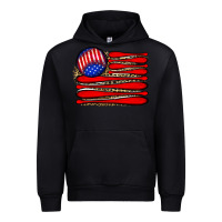Black leopard baseball flag5 Urban Hoodie - JahusDesignShop