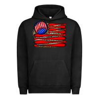 Pigment Black leopard baseball flag5 Urban Hoodie - JahusDesignShop
