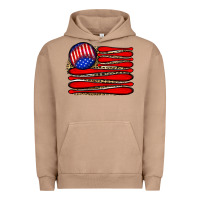 Pigment Burro leopard baseball flag5 Urban Hoodie - JahusDesignShop
