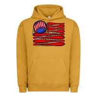 Pigment Peanut Butter leopard baseball flag5 Urban Hoodie - JahusDesignShop