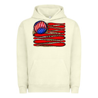 Pigment Pistachio leopard baseball flag5 Urban Hoodie - JahusDesignShop