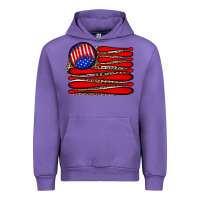 Tulip leopard baseball flag5 Urban Hoodie - JahusDesignShop