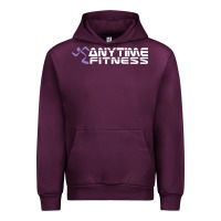 Mauve Wine anytime fitness leg day Urban Hoodie - linhVisuals