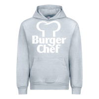 Heather Grey vintage burger chef classic Urban Hoodie - linhVisuals