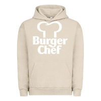 Pigment French Oak vintage burger chef classic Urban Hoodie - linhVisuals