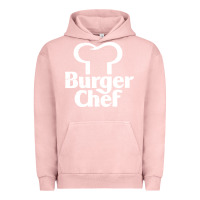 Pigment Salmon vintage burger chef classic Urban Hoodie - linhVisuals