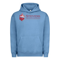 Pigment Pebble Blue Stevens Institute of Technology Urban Hoodie - linhVisuals
