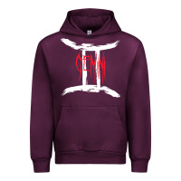 Mauve Wine zodiac series gemini classic Urban Hoodie - linhVisuals