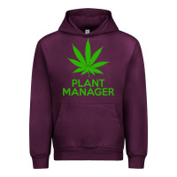 Mauve Wine plant manager weed pot cannabis flippin sweet gear transparent copy Urban Hoodie - linhVisuals