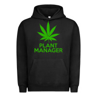 Pigment Black plant manager weed pot cannabis flippin sweet gear transparent copy Urban Hoodie - linhVisuals