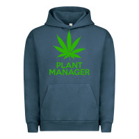 Pigment Midnight Navy plant manager weed pot cannabis flippin sweet gear transparent copy Urban Hoodie - linhVisuals