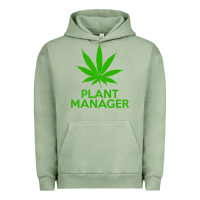 Pigment Oil Green plant manager weed pot cannabis flippin sweet gear transparent copy Urban Hoodie - linhVisuals
