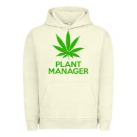 Pigment Pistachio plant manager weed pot cannabis flippin sweet gear transparent copy Urban Hoodie - linhVisuals
