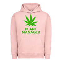 Pigment Salmon plant manager weed pot cannabis flippin sweet gear transparent copy Urban Hoodie - linhVisuals
