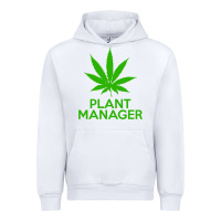 White plant manager weed pot cannabis flippin sweet gear transparent copy Urban Hoodie - linhVisuals