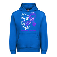 Cobalt hodgkins lymphoma awareness t  shirt hodgkin's lymphoma awareness her Urban Hoodie - linhVisuals