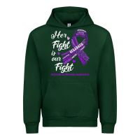 Forest Green hodgkins lymphoma awareness t  shirt hodgkin's lymphoma awareness her Urban Hoodie - linhVisuals