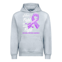 Heather Grey hodgkins lymphoma awareness t  shirt hodgkin's lymphoma awareness her Urban Hoodie - linhVisuals