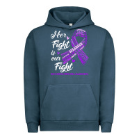 Pigment Midnight Navy hodgkins lymphoma awareness t  shirt hodgkin's lymphoma awareness her Urban Hoodie - linhVisuals