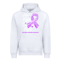 White hodgkins lymphoma awareness t  shirt hodgkin's lymphoma awareness her Urban Hoodie - linhVisuals