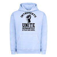 Pigment Grape Ice introverts unite Urban Hoodie - linhVisuals