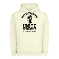 Pigment Pistachio introverts unite Urban Hoodie - linhVisuals
