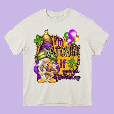 I'm Catching If You're Throwing Heavy Core Tee Designed By Howdyjamesfarm