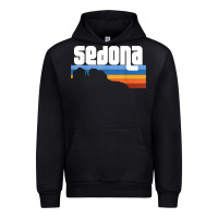 Black cute retro i love sedona arizona desert sunset az t shirt Urban Hoodie - linhVisuals