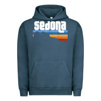 Pigment Midnight Navy cute retro i love sedona arizona desert sunset az t shirt Urban Hoodie - linhVisuals