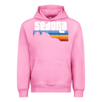 Fuchsia Pink cute retro i love sedona arizona desert sunset az t shirt Urban Hoodie - linhVisuals