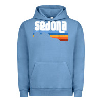 Pigment Pebble Blue cute retro i love sedona arizona desert sunset az t shirt Urban Hoodie - linhVisuals