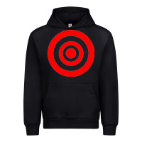 Black bullseye target Urban Hoodie - linhVisuals