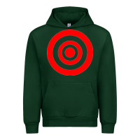 Forest Green bullseye target Urban Hoodie - linhVisuals