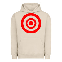 Pigment French Oak bullseye target Urban Hoodie - linhVisuals