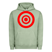 Pigment Oil Green bullseye target Urban Hoodie - linhVisuals