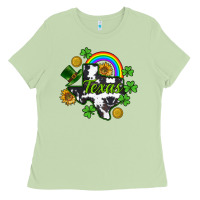 Matcha Texas map St. Patrick's Ladies Tee - CowGirlArtShop
