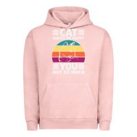 Pigment Salmon Funny Cat Lover Sarcastic Cat Memes Urban Hoodie - linhVisuals